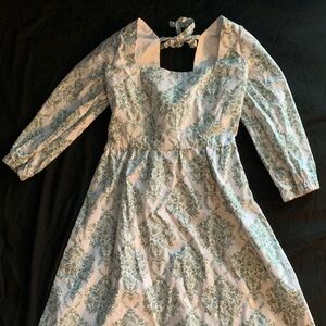 Floral Handmade Mini Tea party Dress